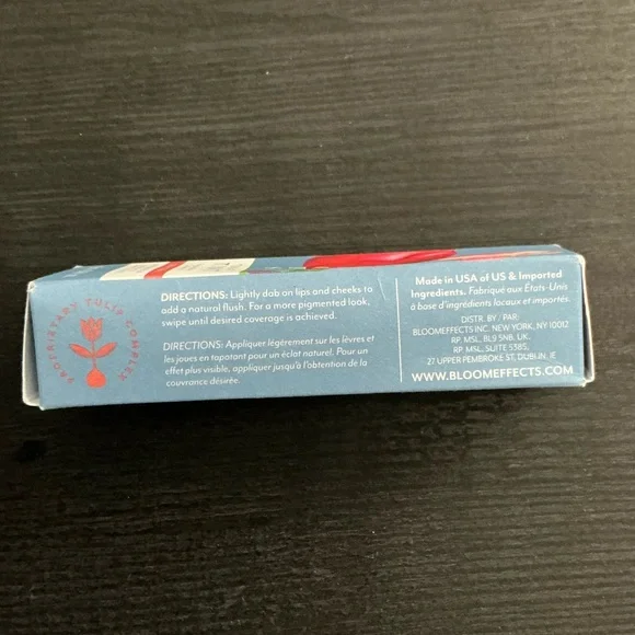 NEW IN BOX Tulip Tint Crispa Coral Lip and Cheek Balm - Picture 5 of 7